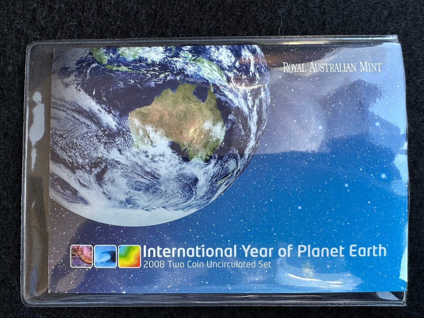2008 International Year of Planet Earth Uncirculated RAMint 2 coin set