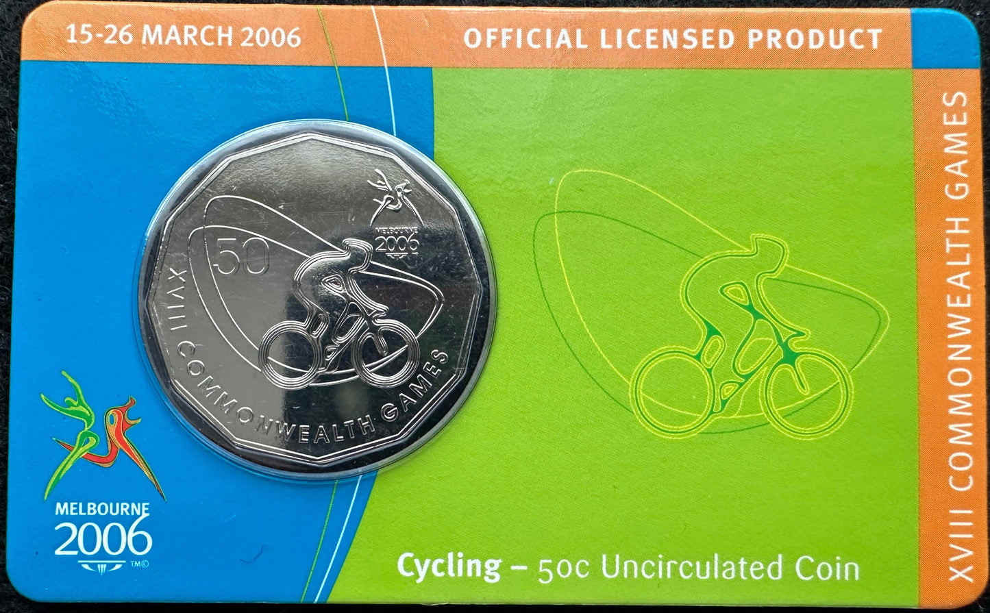 2006 Melbourne XVIII Commonwealth Games UNC 50c