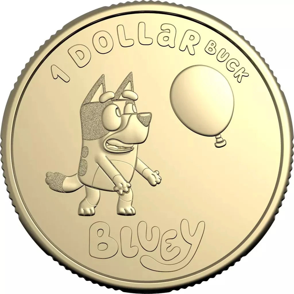 2024 $1 Bluey Dollar Bucks Coins - Bluey
