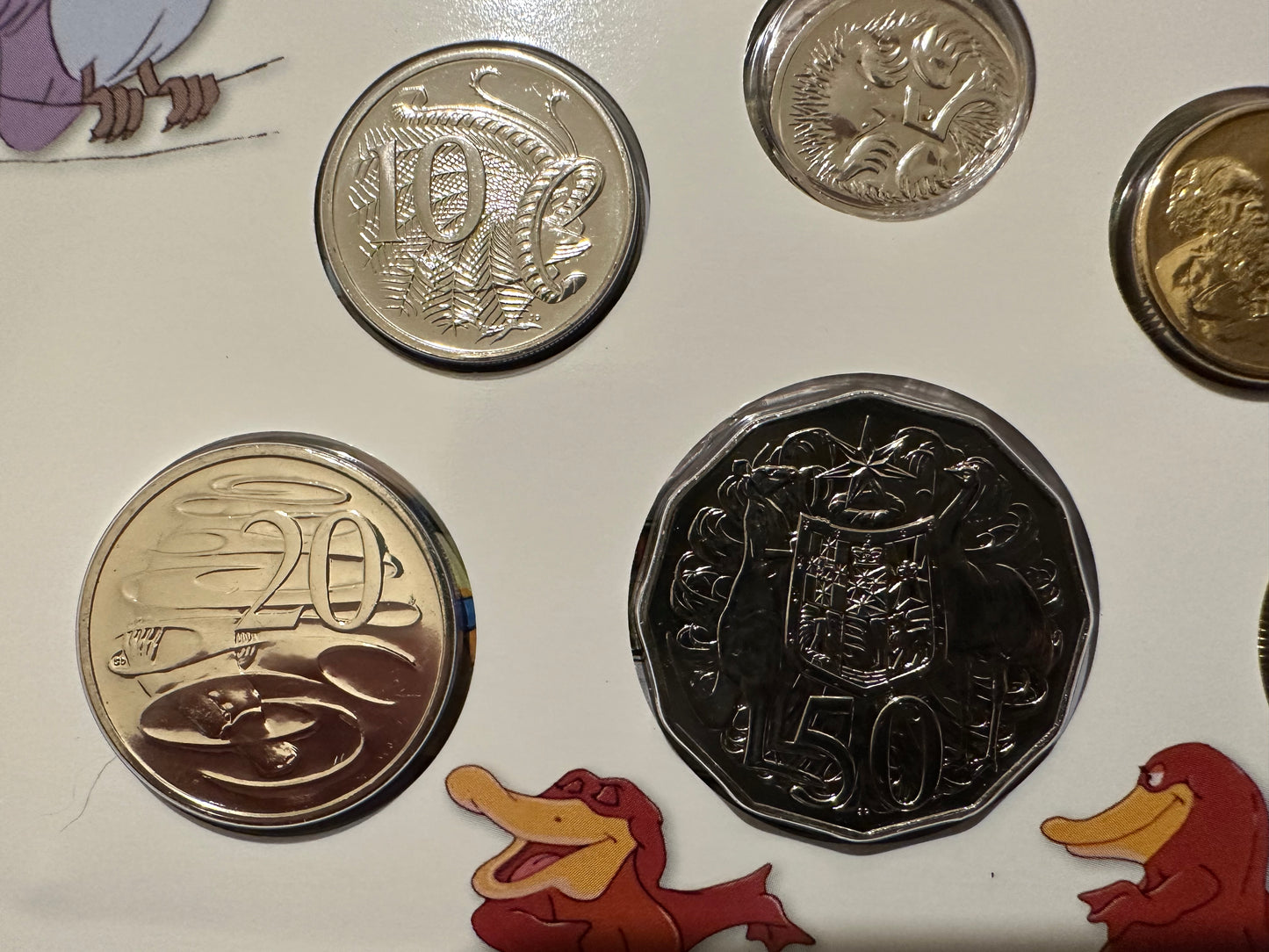 2014 Royal Australian Mint Baby Coin Set - Dot and the Kangaroo