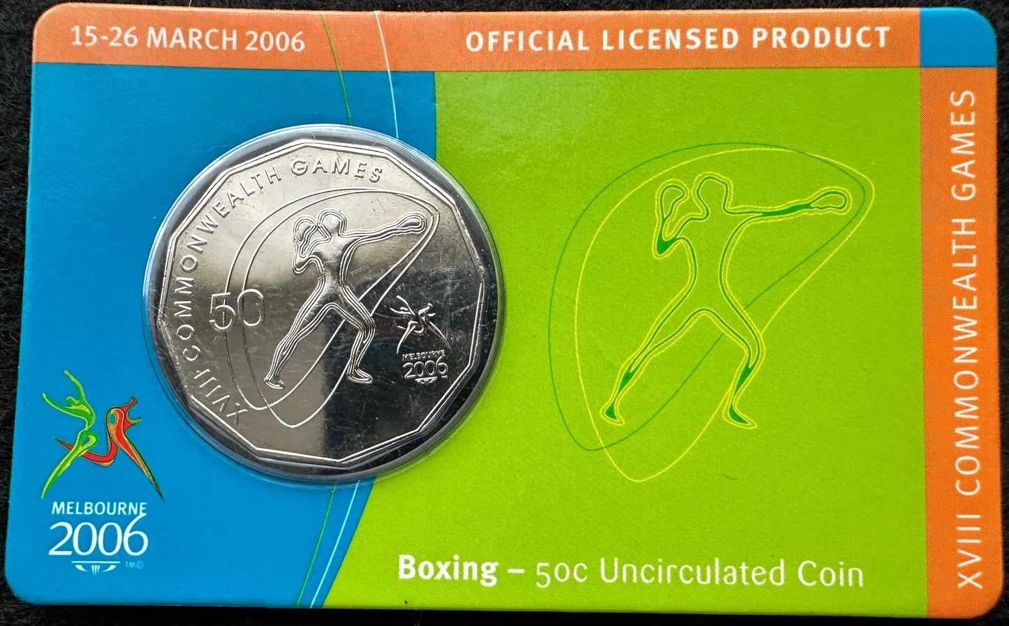 2006 Melbourne XVIII Commonwealth Games UNC 50c