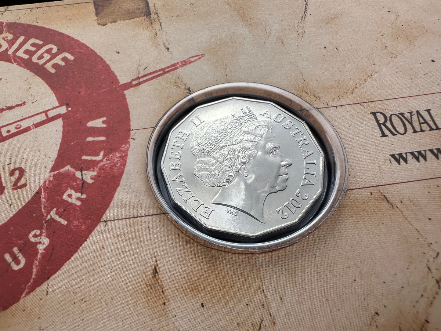 2012 Shores Under Siege: Bombing of Australia 1942 - 20c and 50c Uncirculated 3 Coin Set