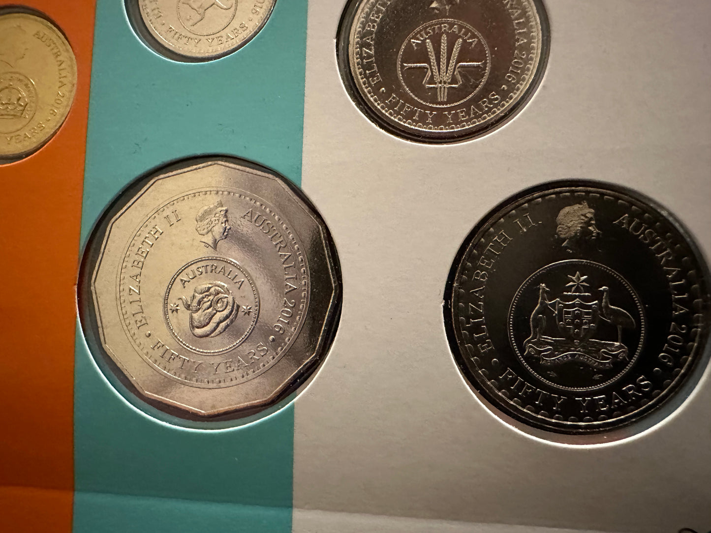 2016 Changeover Royal Australia Mint 6 coin set