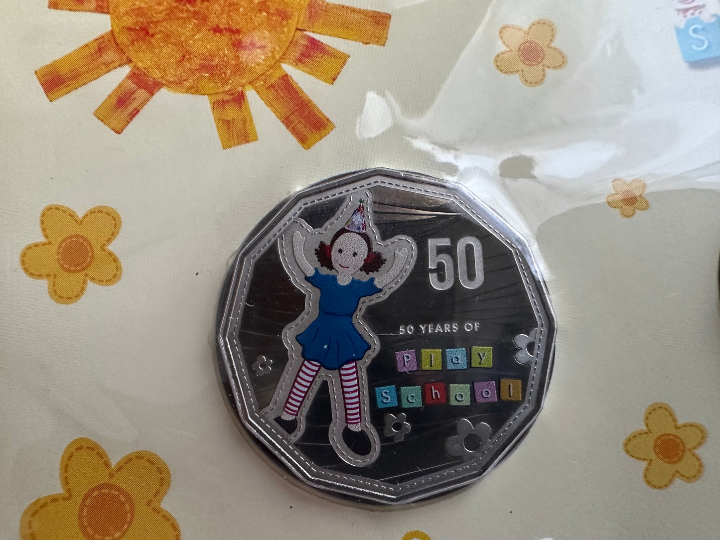 2016 50th Anniversary of Play School 'Jemima & Humpty' 50c Dual Coin PNC