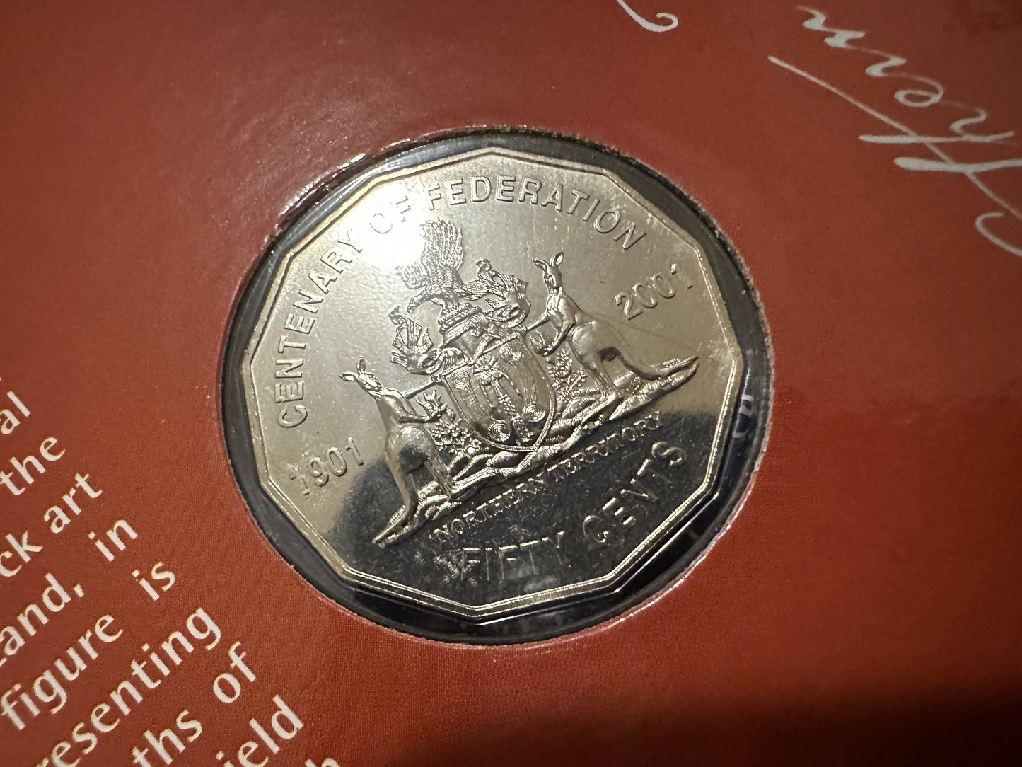 2001 Centenary of Federation 20 Coin Uncirculated Collection in Folder