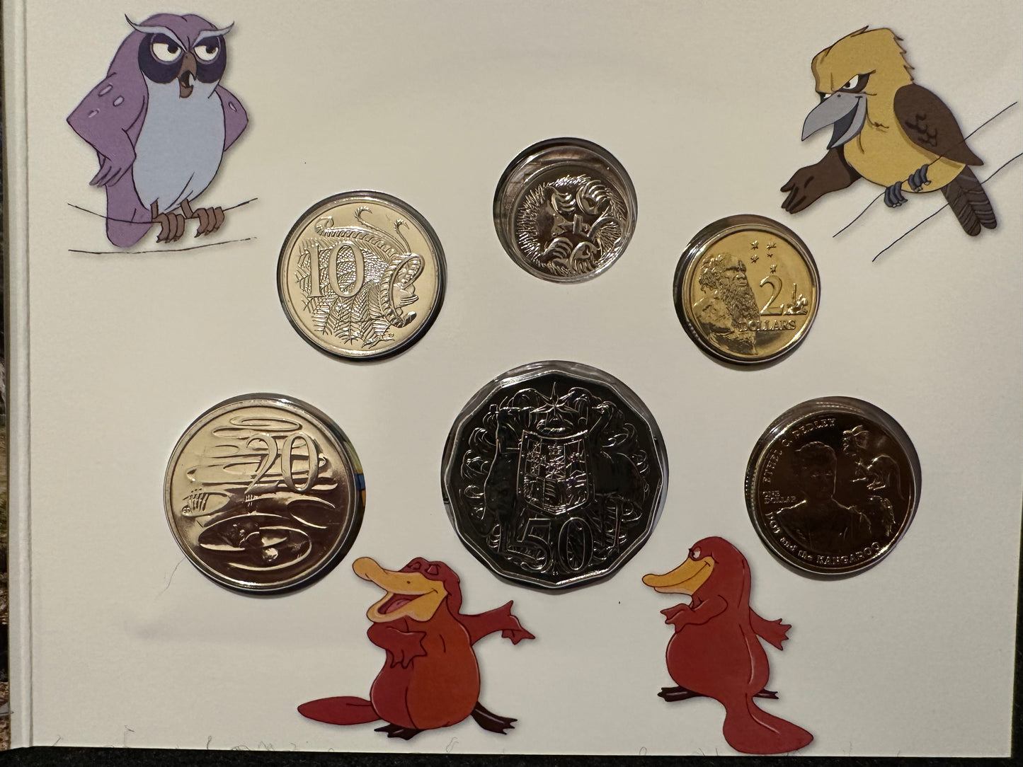 2014 Royal Australian Mint Baby Coin Set - Dot and the Kangaroo