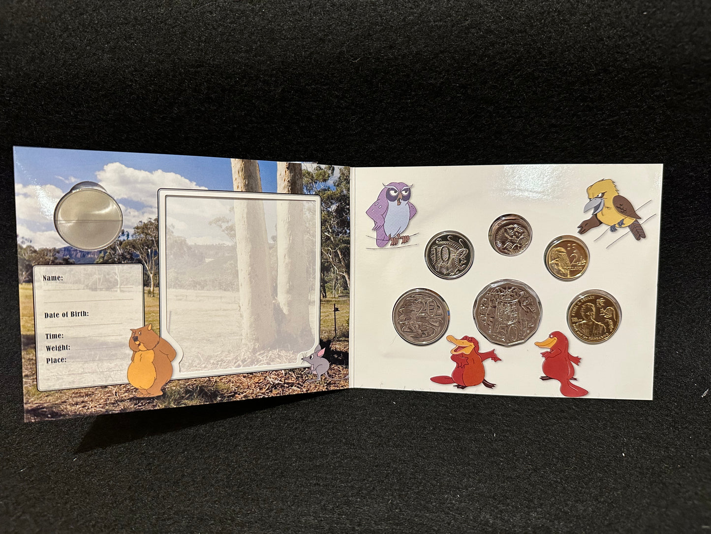 2014 Royal Australian Mint Baby Coin Set - Dot and the Kangaroo
