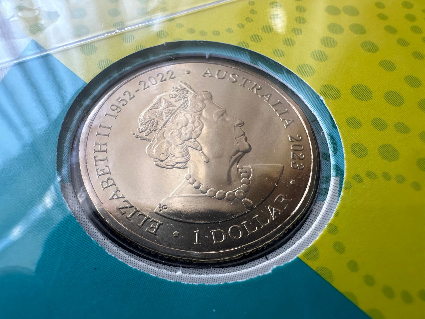 2023 FIFA Women’s World Cup Australia $1 Colored Coin PNC with Privy Mark