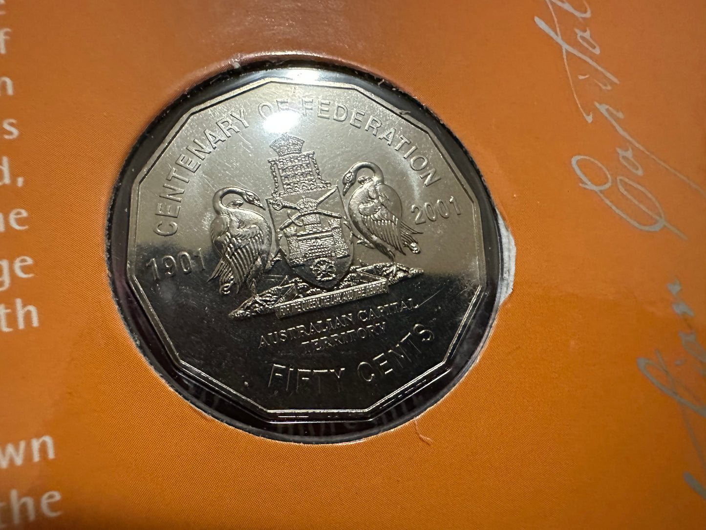 2001 Centenary of Federation 20 Coin Uncirculated Collection in Folder