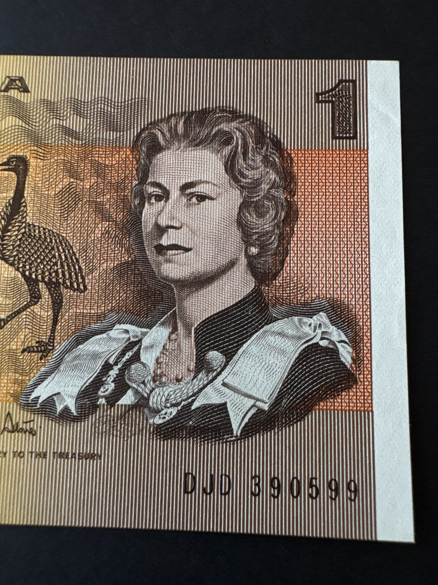 1982 $1 Australia Paper Banknote - Johnston Stone - DJD 390599