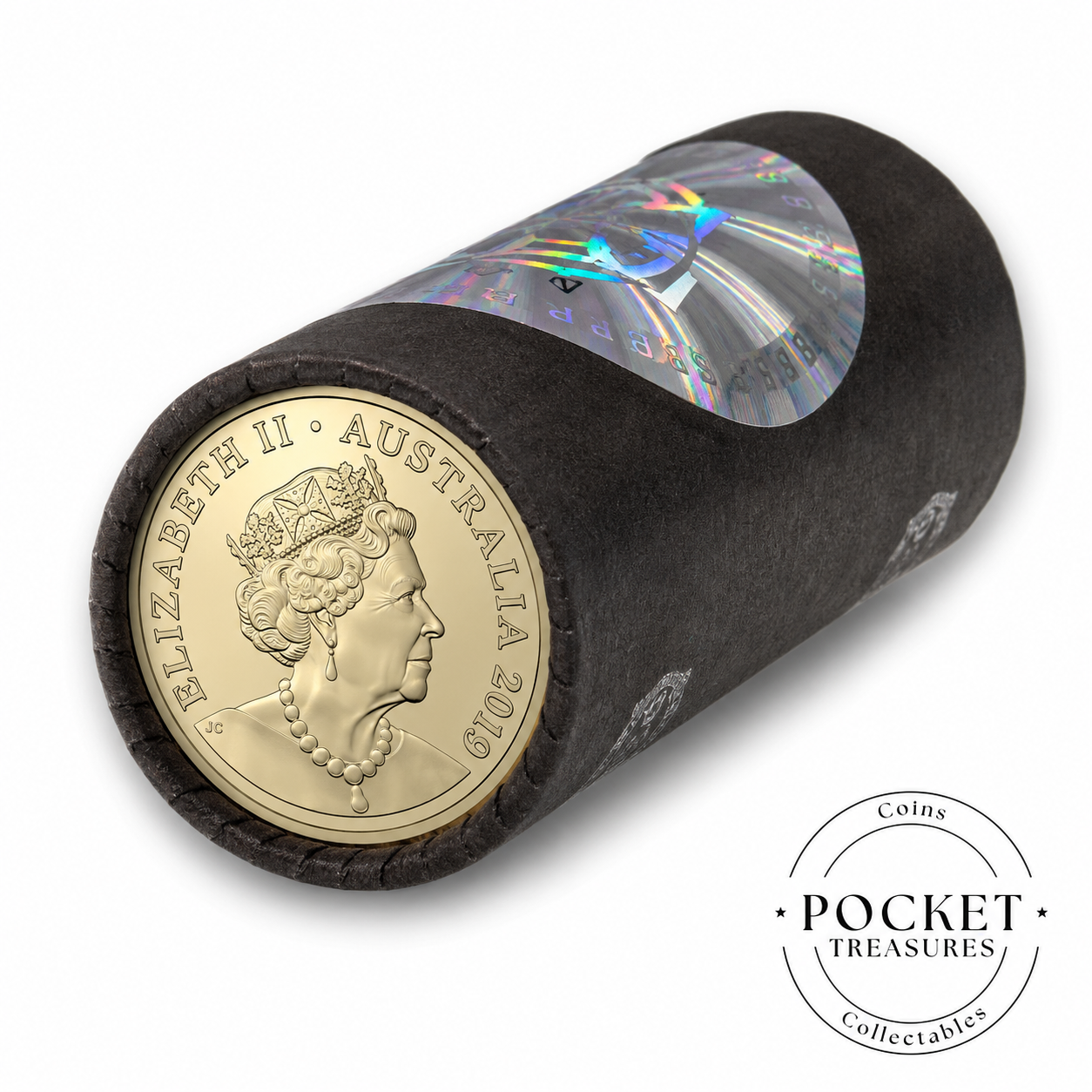 2019 $1 One Dollar Coin Jody Clark (JC) Cotton & Co (C&C) Coin Roll - RARE LOW MINTAGE
