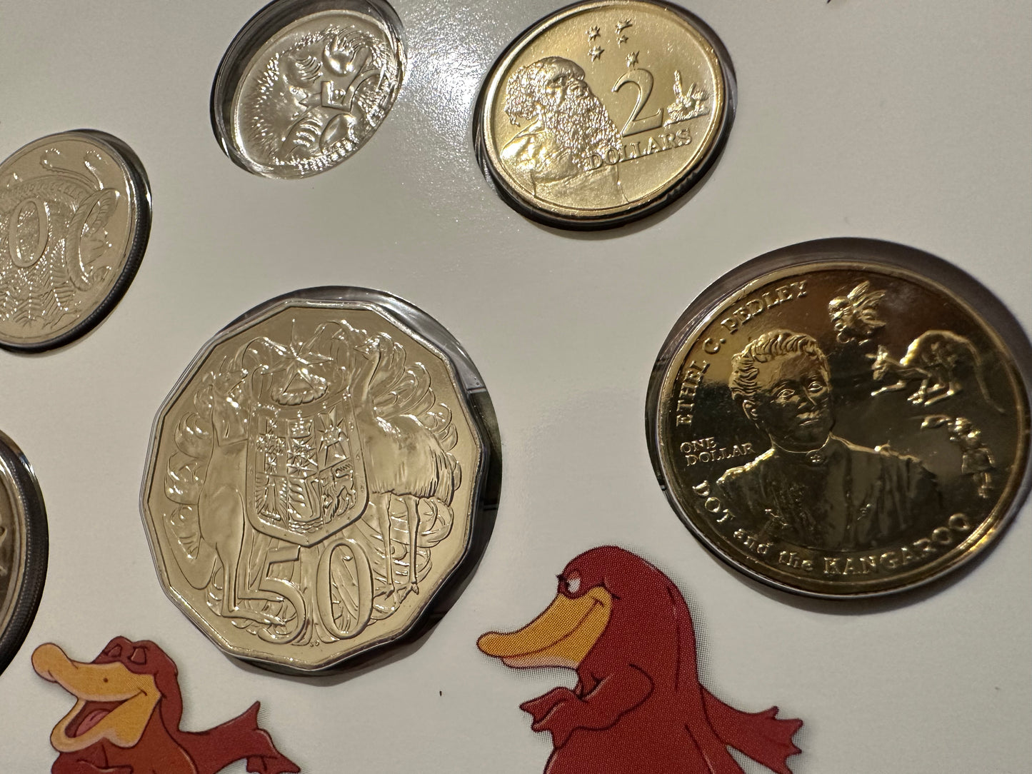 2014 Royal Australian Mint Baby Coin Set - Dot and the Kangaroo