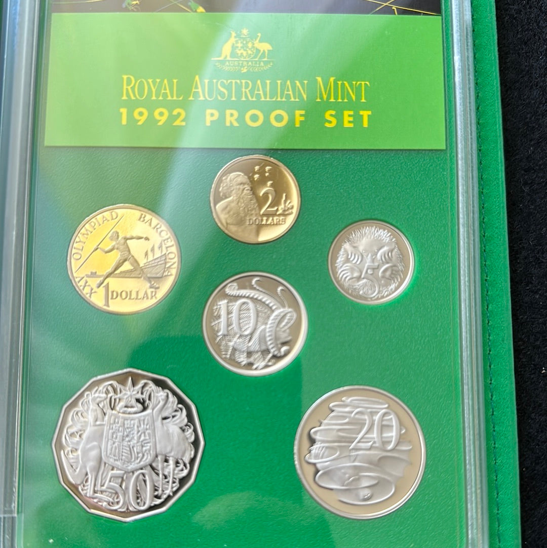 1992 Royal Australian Mint 6 coin Proof Set