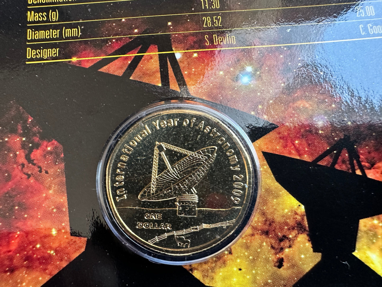 2009 International Year of Astronomy 2 Coin Set