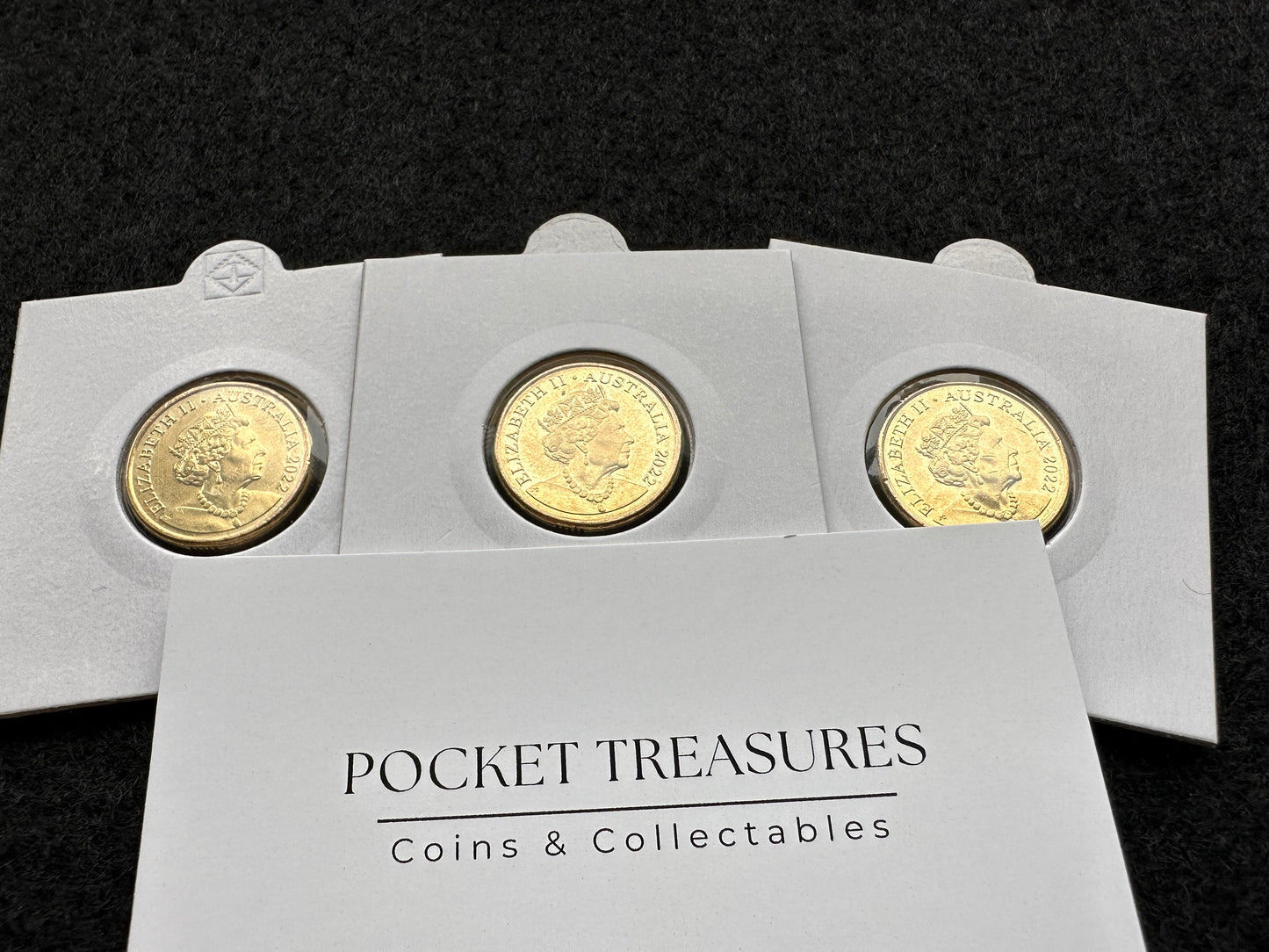 2022 $2 two dollar Commonwealth Games Letter U coin - Circulated