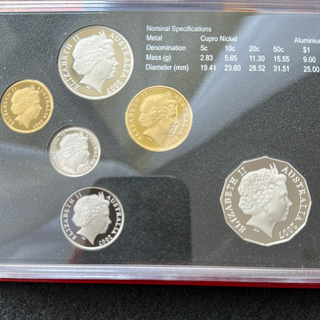 2007 Royal Australian Mint 6 coin Proof Set