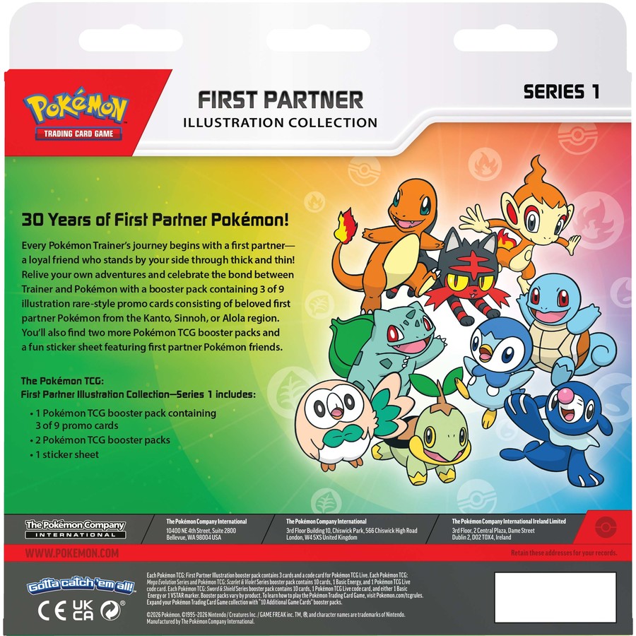 COMING SOON | Pokémon TCG: First Partner Illustration Collection - Series 1