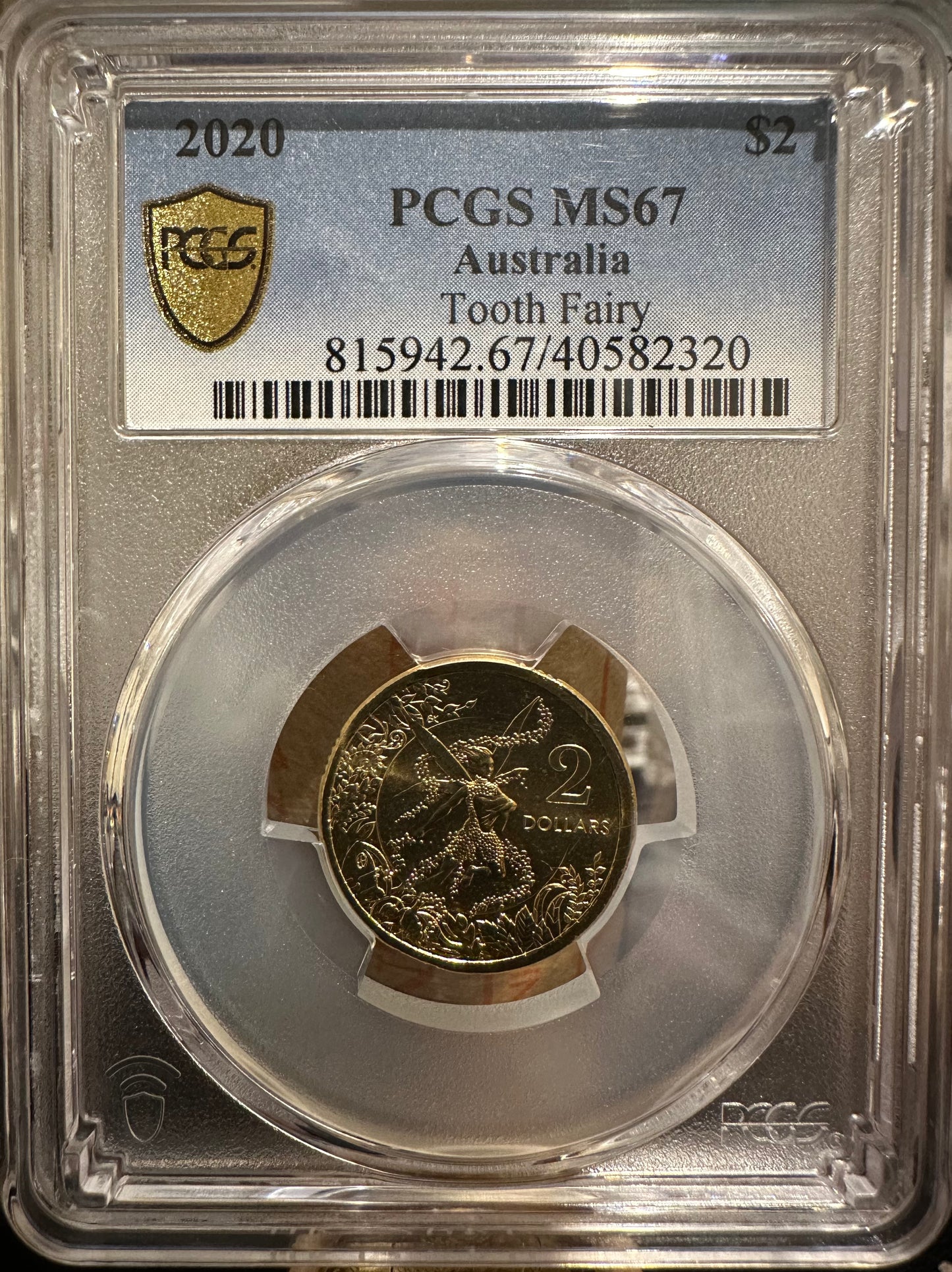 2020 PCGS MS67 $2 two dollar Tooth Fairy Uncirculated Coin