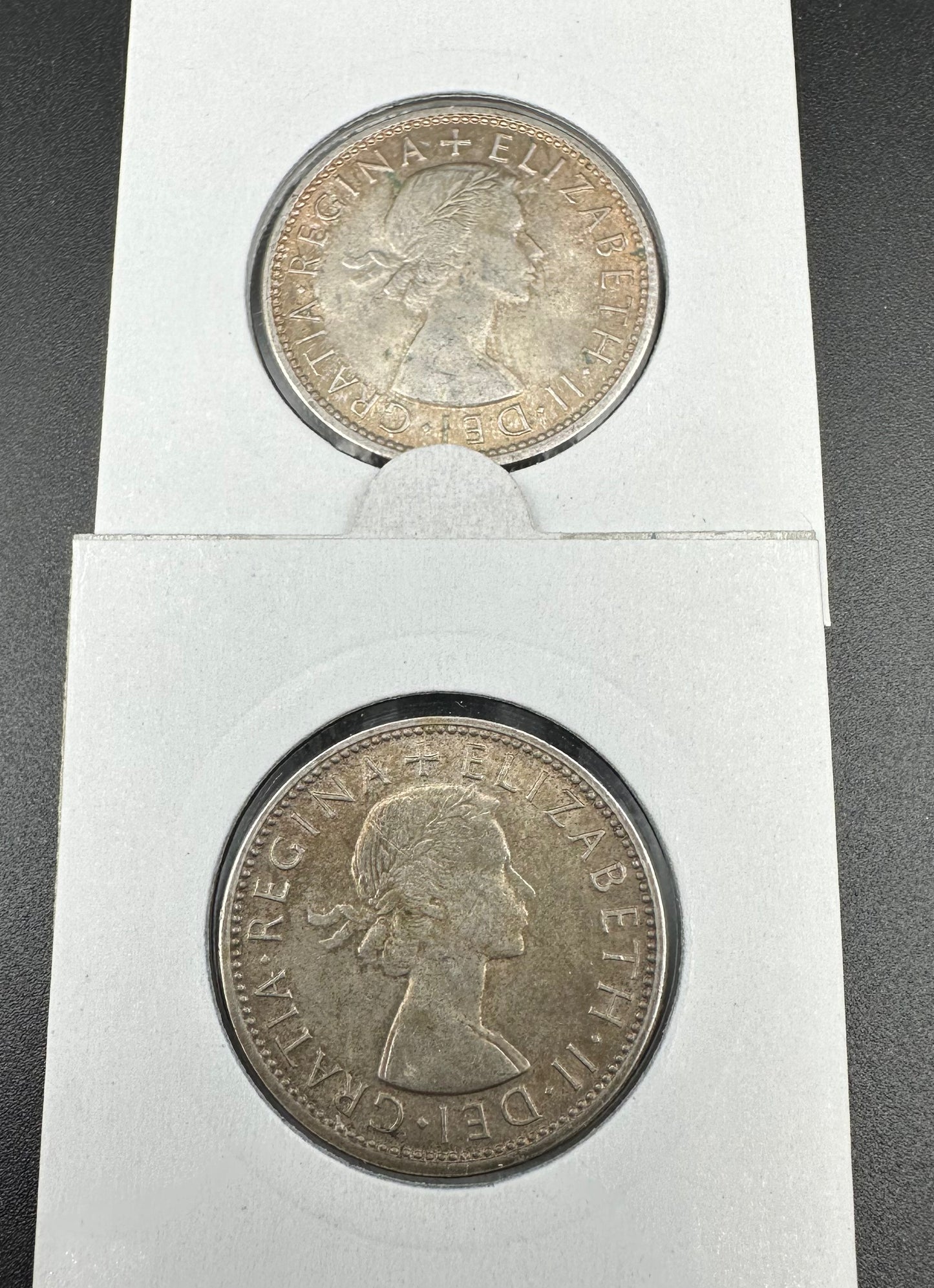 1953 Australian King George VI Florin Silver