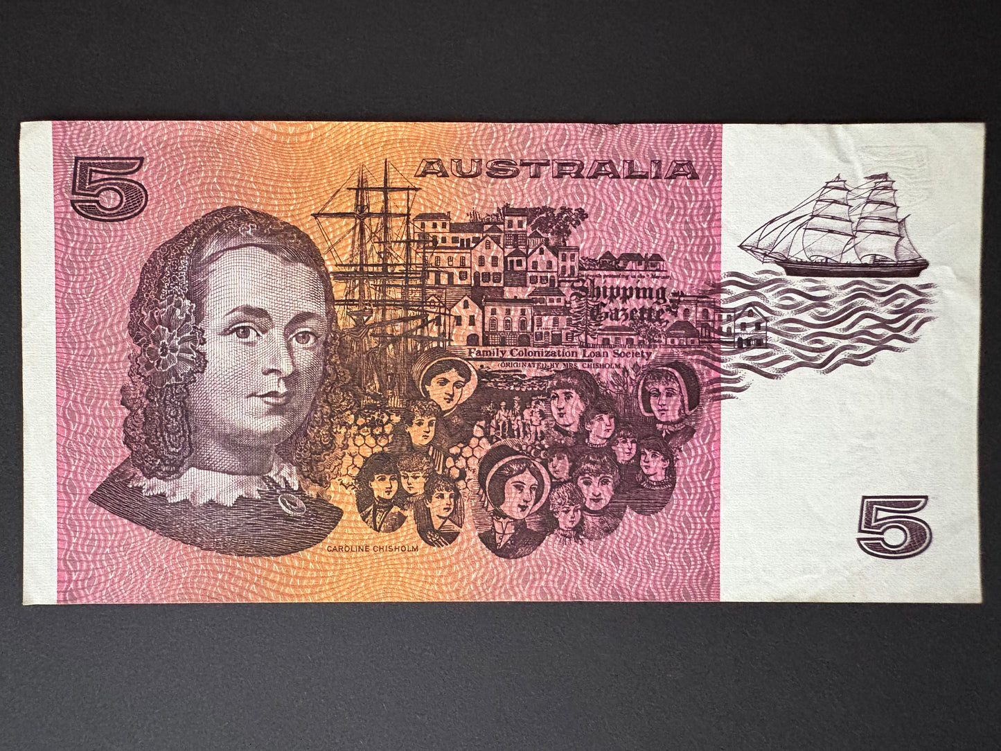 1991 $5 Australia Paper Banknote - Fraser Cole QKP 977560