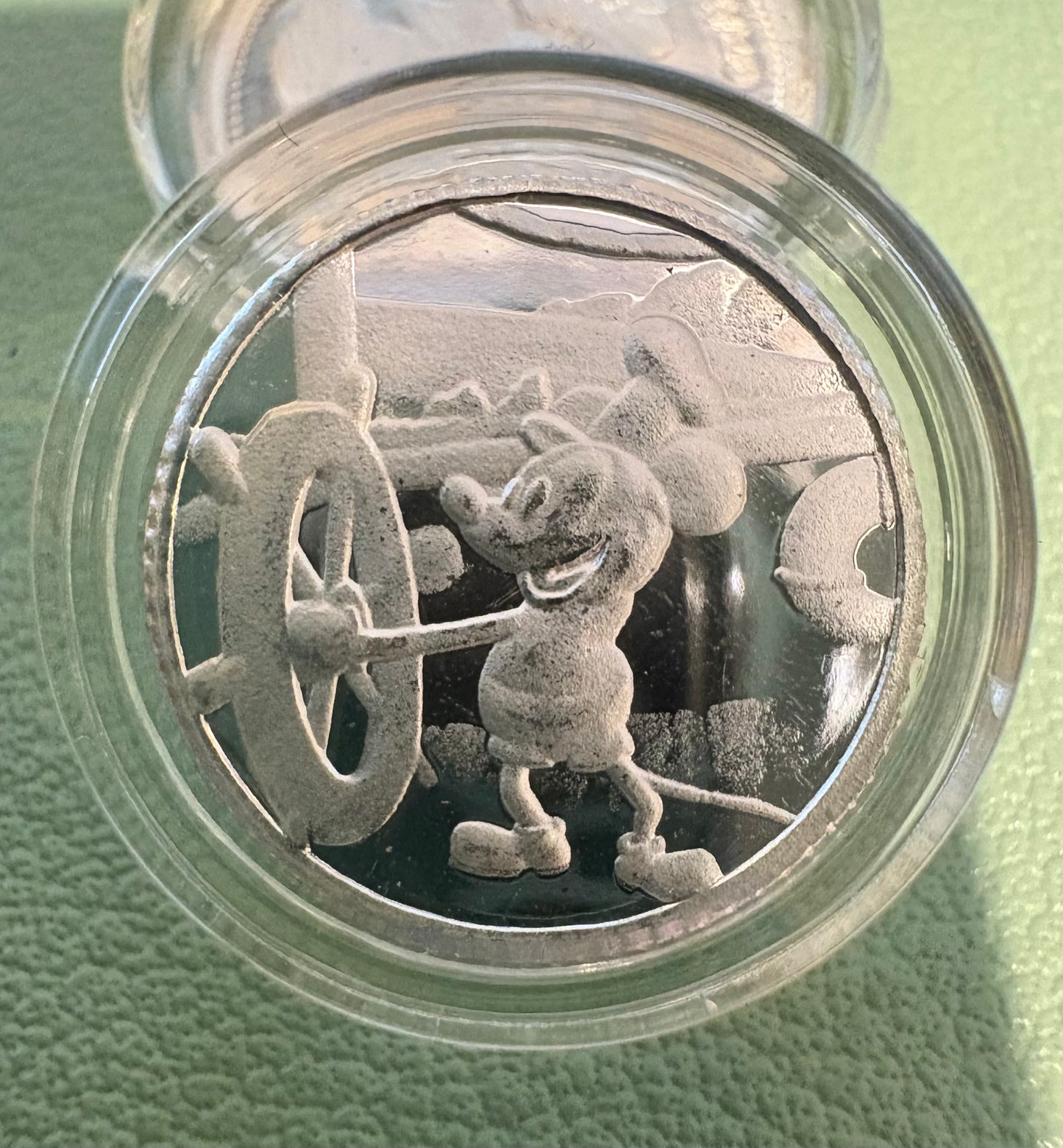 Mini Silver 1 gram round bullion - Mickey Mouse