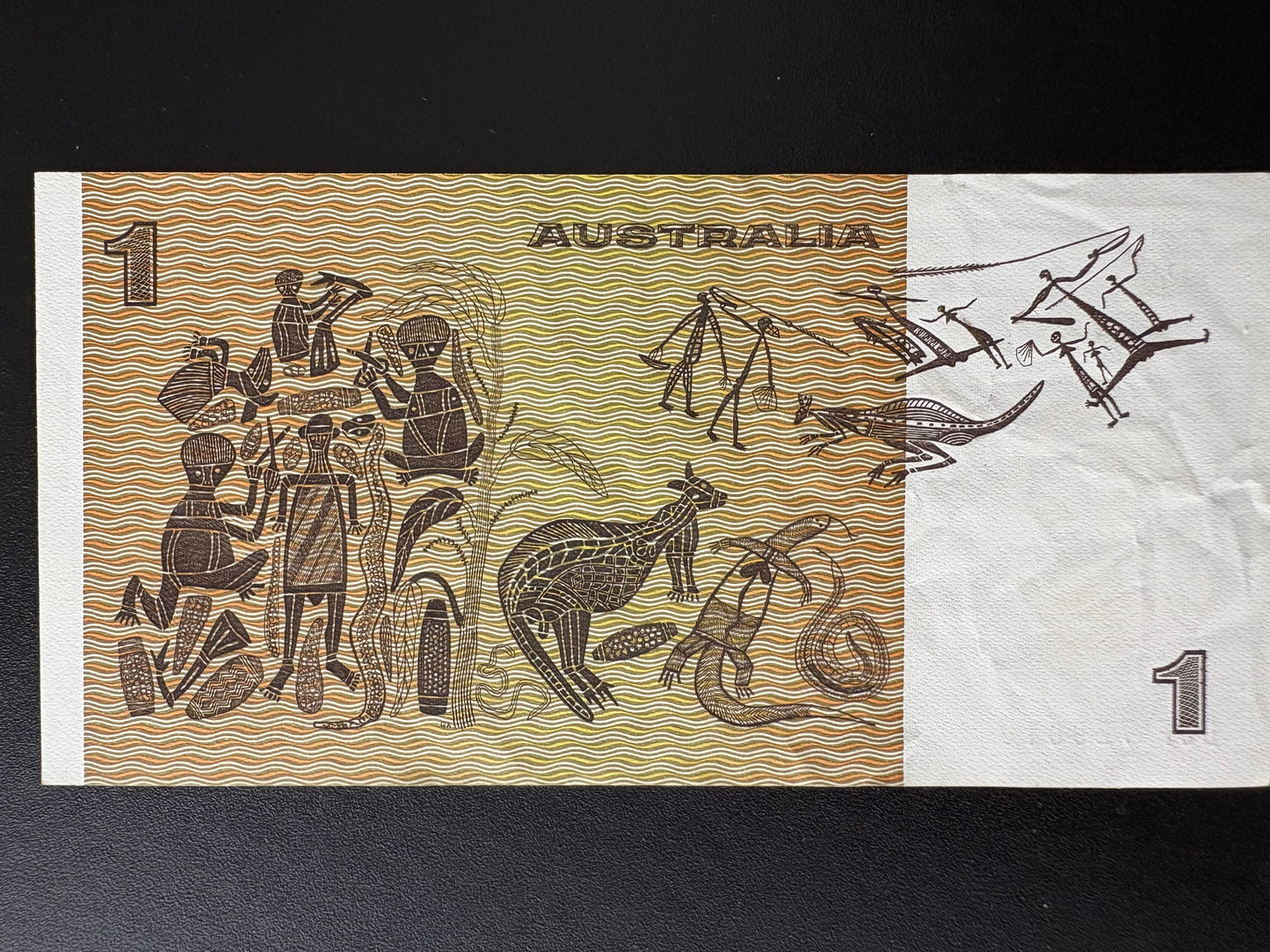 1982 $1 Australia Paper Banknote - Johnston Stone - DJF 729010