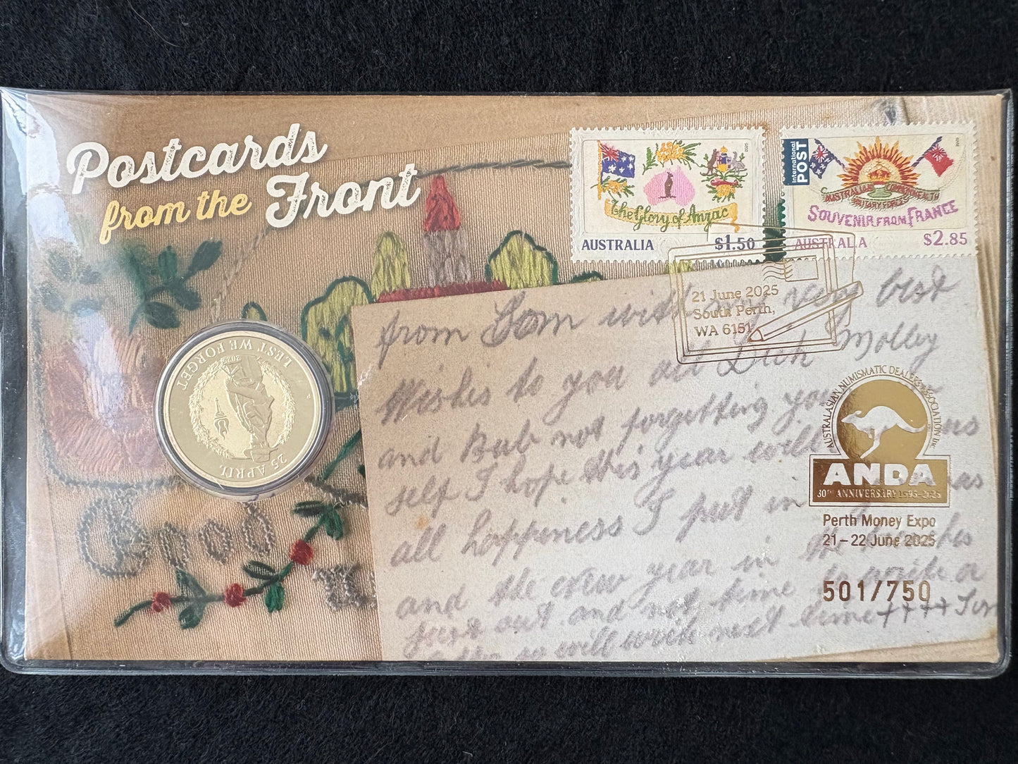2025 Perth ANDA Money Expo & Australia Post PNC’s set of 3 - DAY 2