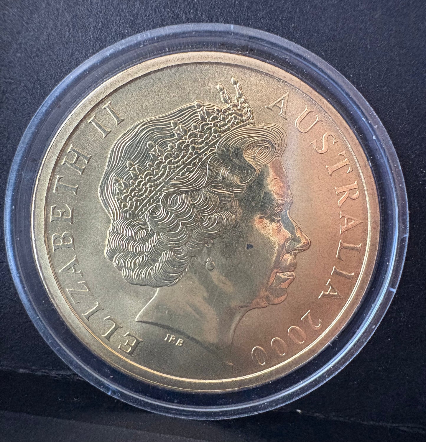 2000 $5 Sydney Olympic Gold Commemorative Coin - Wrestling