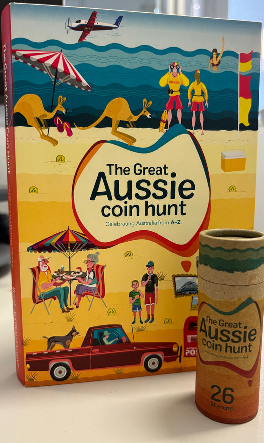2019 A-Z Great Aussie Coin Hunt 26 Coin Set - Opened Tube