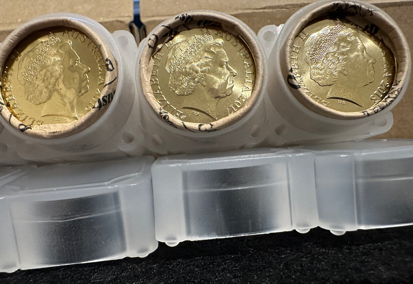 2014 - 2018 The Spirit Lives 100 Years of ANZAC One Dollar ($1) Australian Decimal Mint Rolls Set