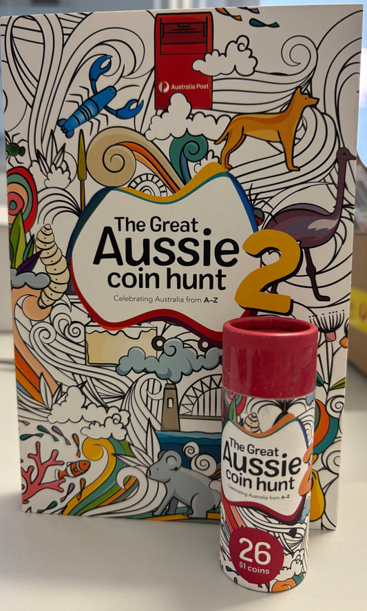 2021 A-Z Great Aussie Coin Hunt 2 - 26 Coin Set - Opened Tube