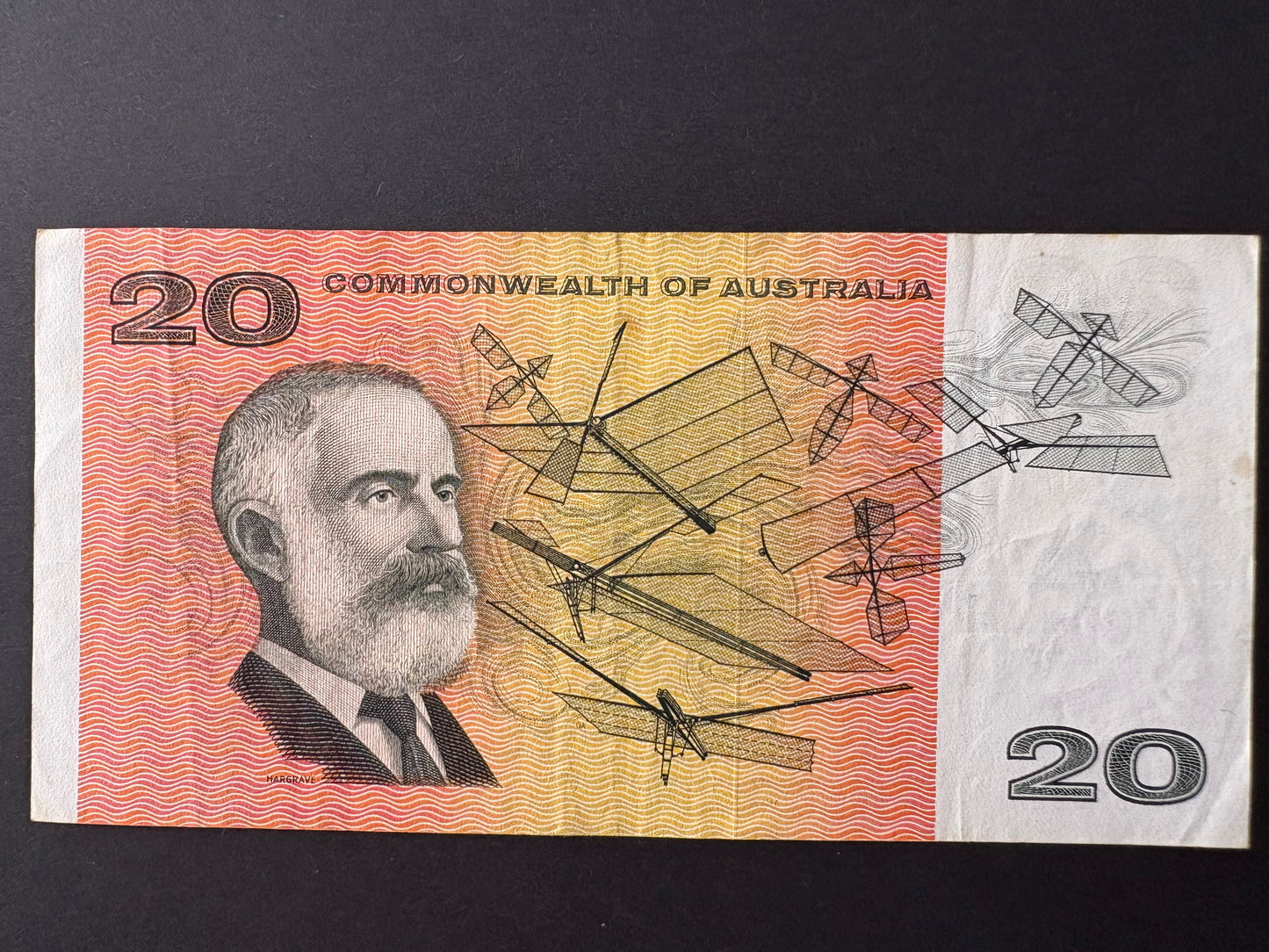 1966 $20 Australia Paper Banknote - Coombs Wilson XAE 528824