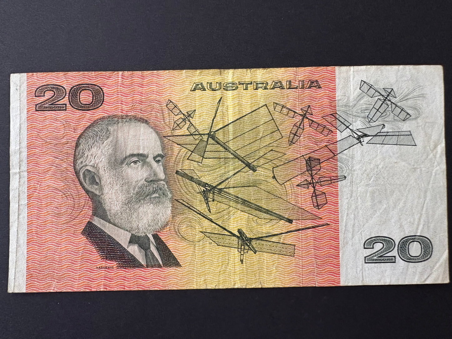 1979 $20 Australia Paper Banknote - Knight Stone VEC 594990
