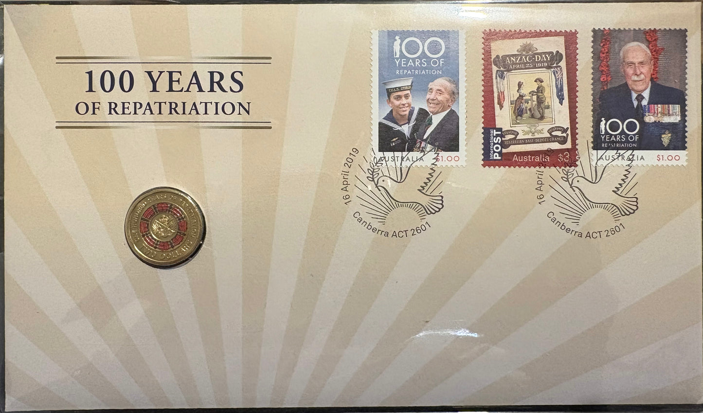 2019 100 Years of Repatriation $2 Dollar PNC