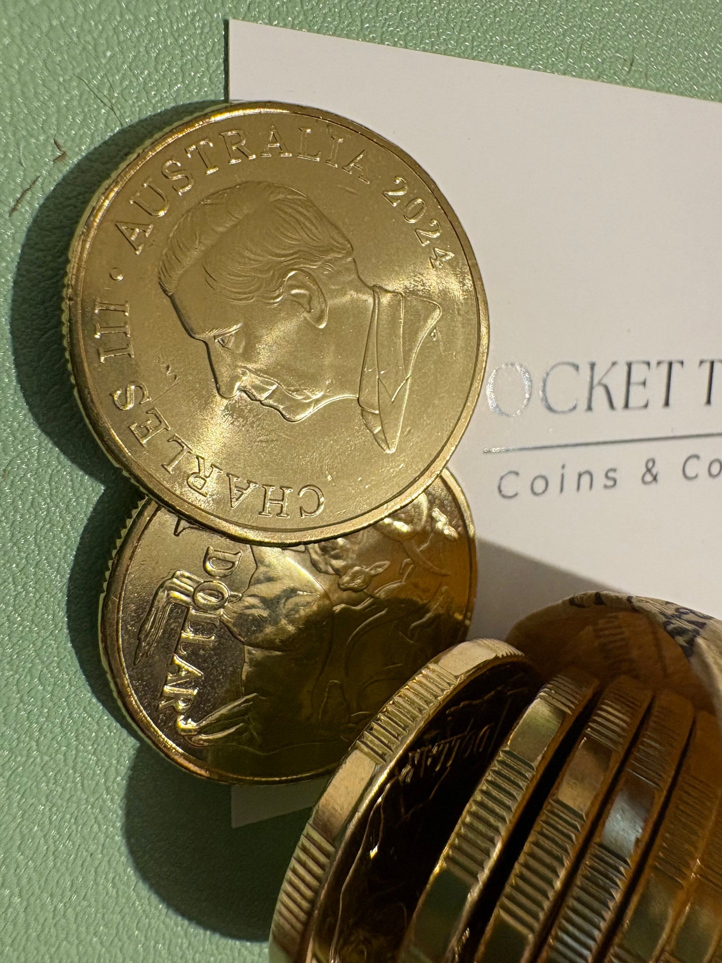 2024 $1 dollar King Charles Uncirculated coin from RAM roll