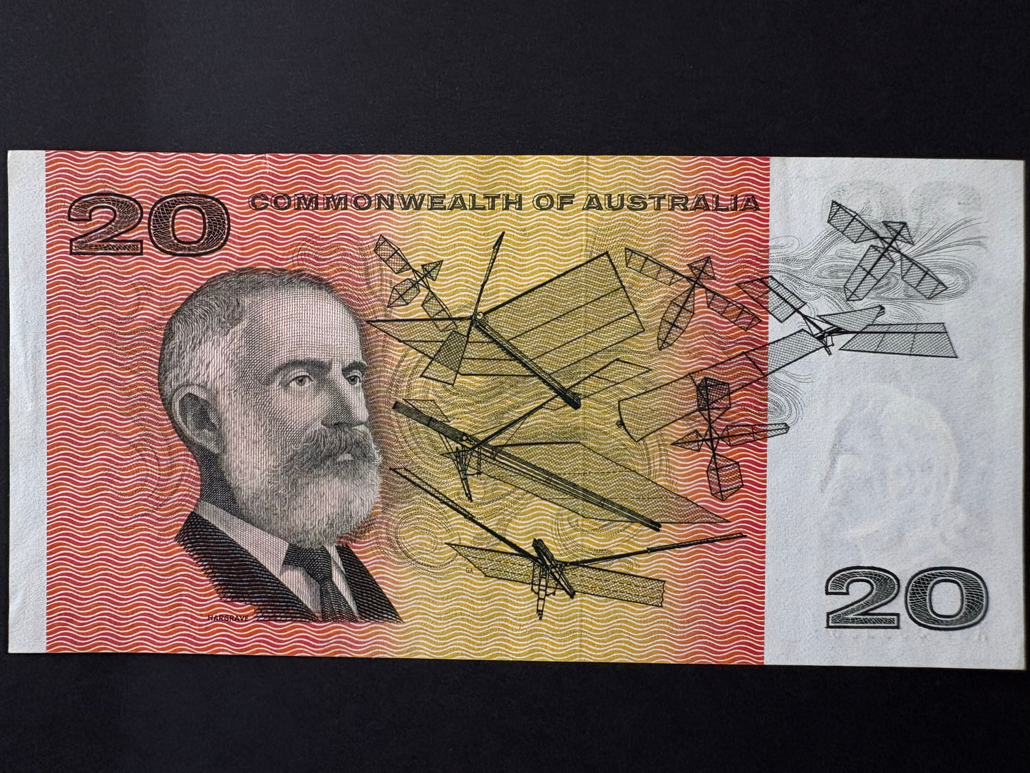 1972 $20 Australia Paper Banknote - Phillips Wheeler XGV 395958