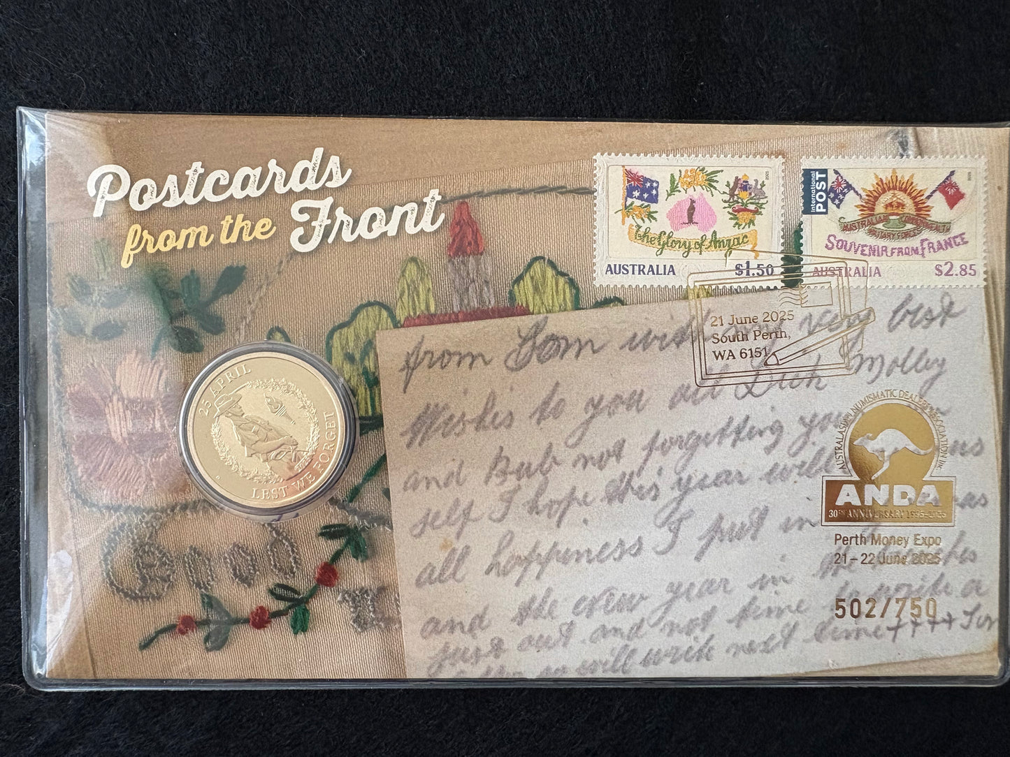 2025 Perth ANDA Money Expo & Australia Post PNC’s set of 3 - DAY 1