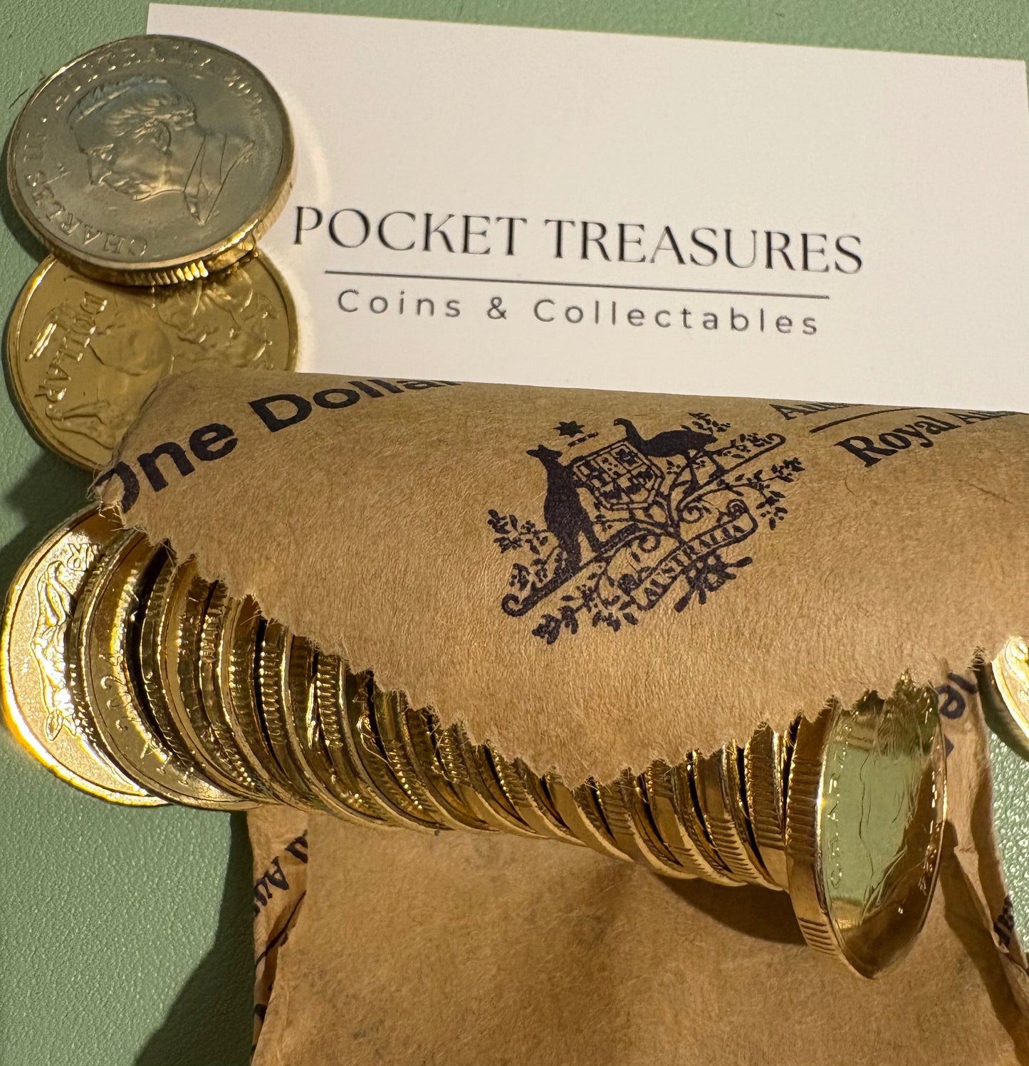 2024 $1 dollar King Charles Uncirculated coin from RAM roll
