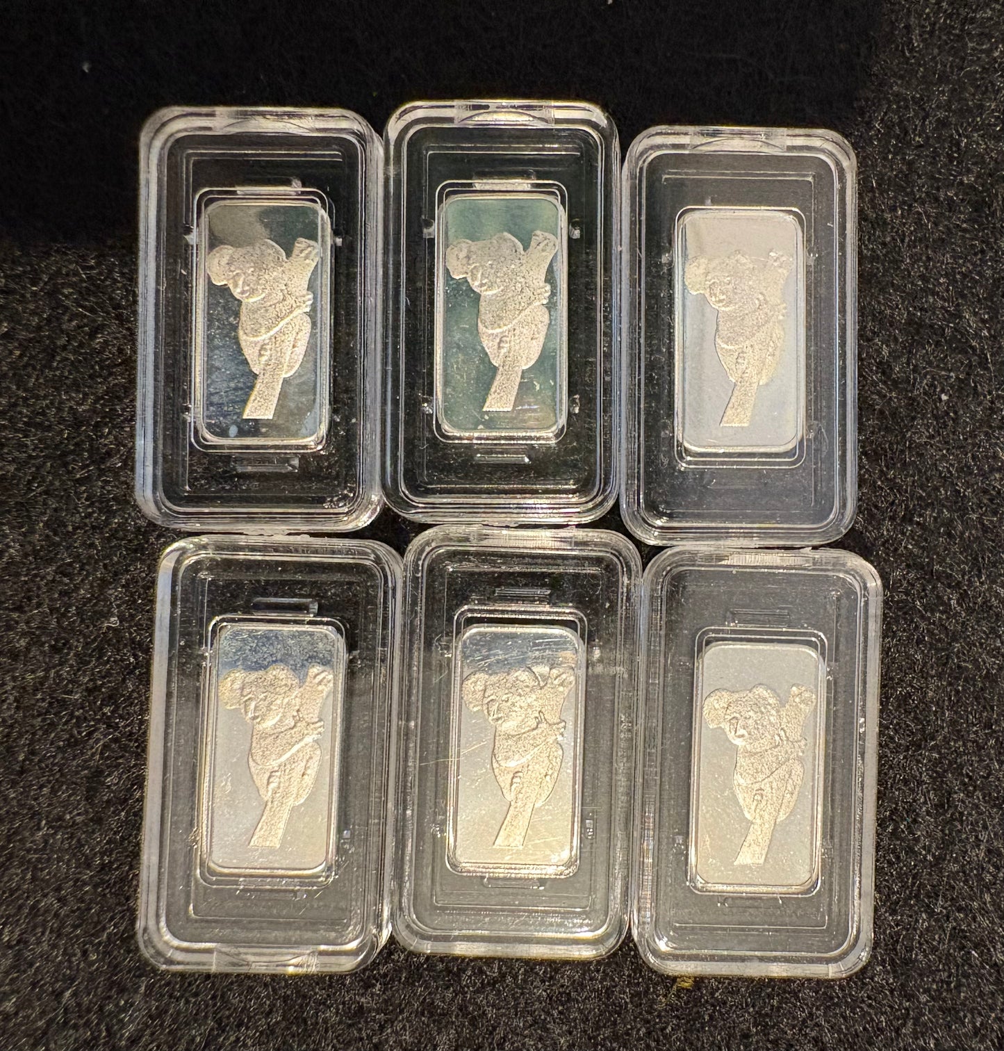 Mini Silver 1 gram rectangle bullion - Koala