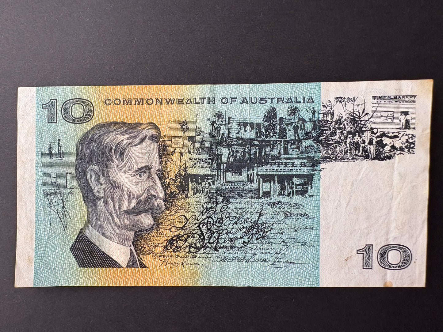 1966 $10 Australia Paper Banknote - Coombs Wilson SBQ 020623