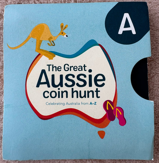 2019 $1 The Great Aussie Coin Hunt - A for Australia Post coin