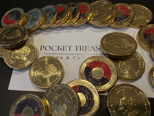 2021 Australian $2 Two dollar Aboriginal Flag 50th Anniversary coin - UNCIRCULATED