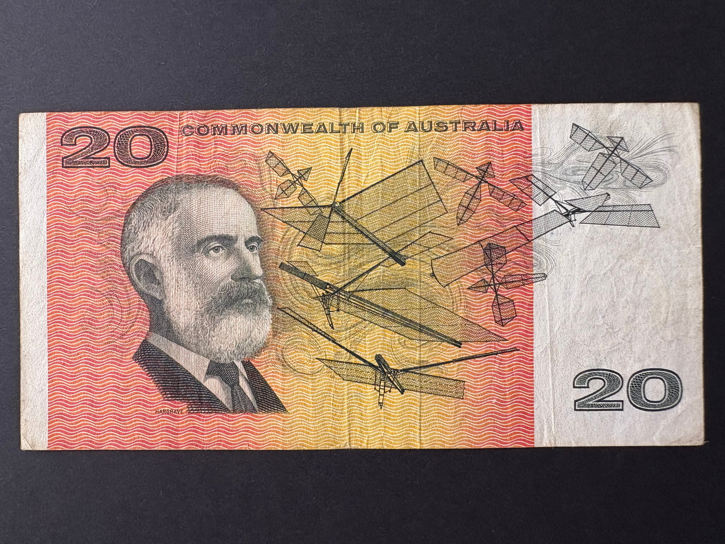 1966 $20 Australia Paper Banknote - Coombs Wilson XAU 975701