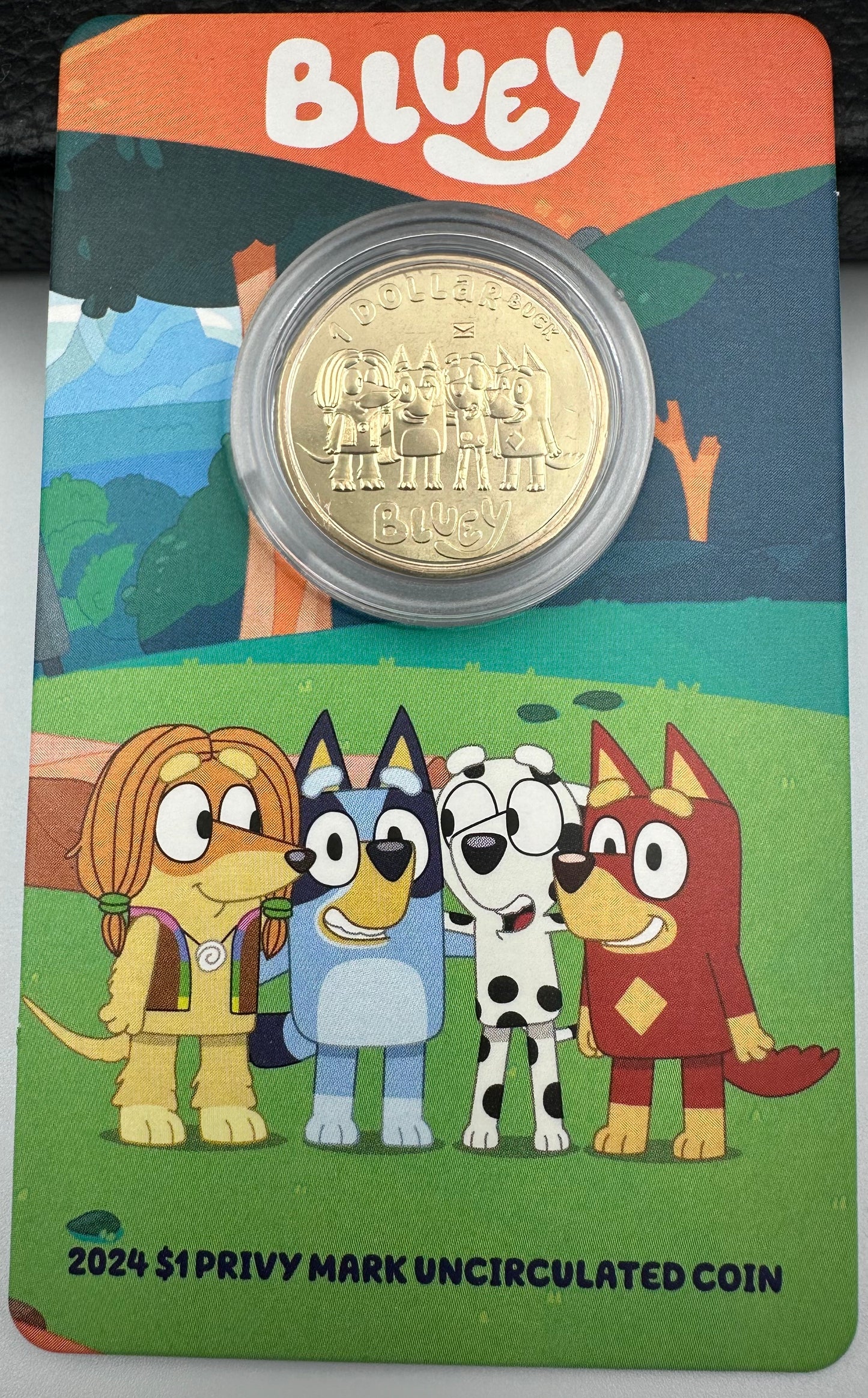 2024 Bluey Dollarbucks $1 Privy Mark Coin-in-Card – Bluey and Friends