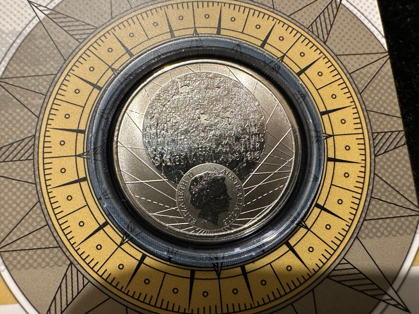 2016 400th Anniversary Dirk Hartog Landfall Twenty 20 cent Uncirculated Coin on card