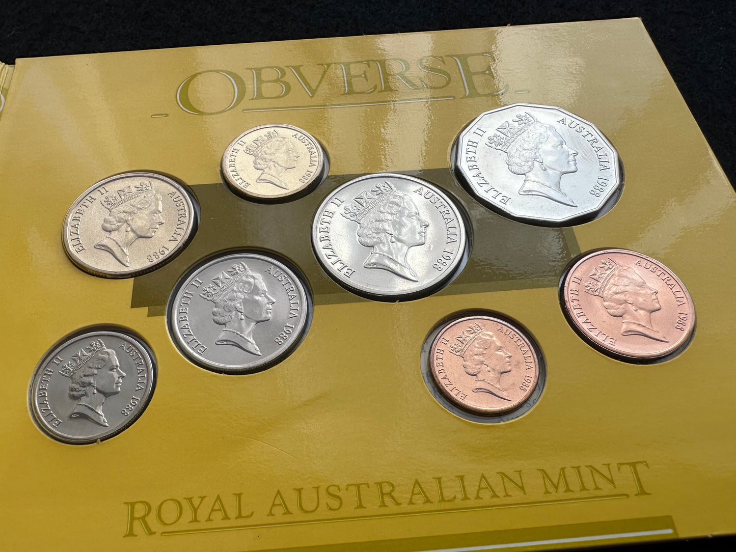 1988 Royal Australian Mint Uncirculated Eight Coin Year Set