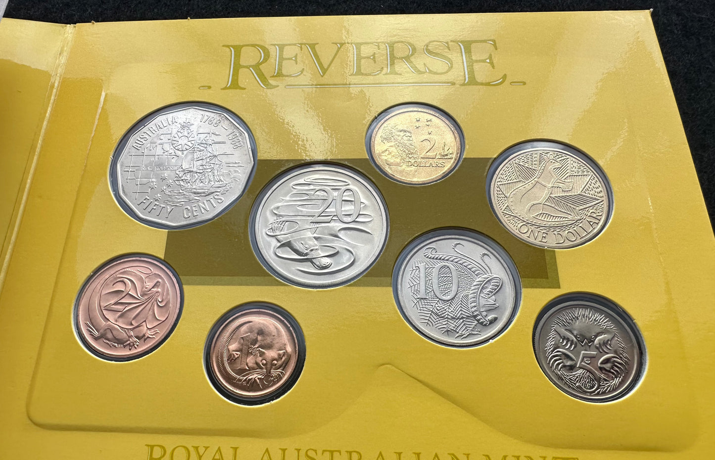 1988 Royal Australian Mint Uncirculated Eight Coin Year Set