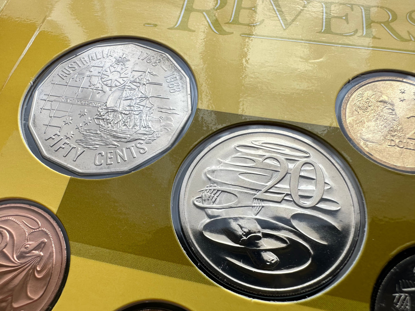 1988 Royal Australian Mint Uncirculated Eight Coin Year Set