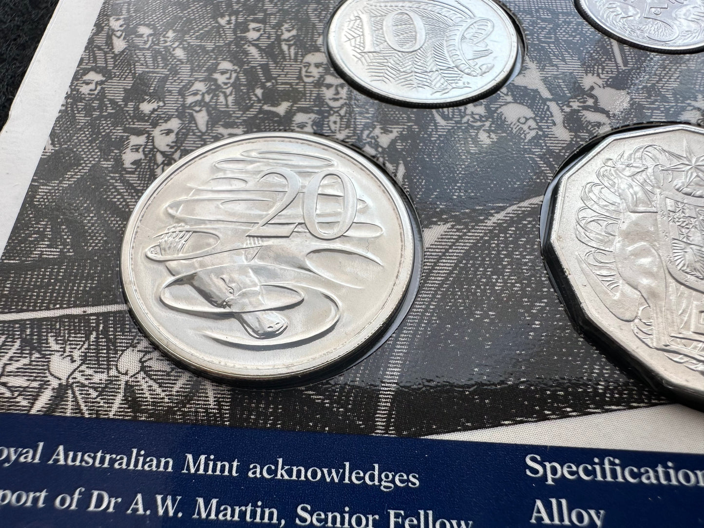 1996 Royal Australian Mint Sir Henry Parkes Uncirculated Six Coin Year Set
