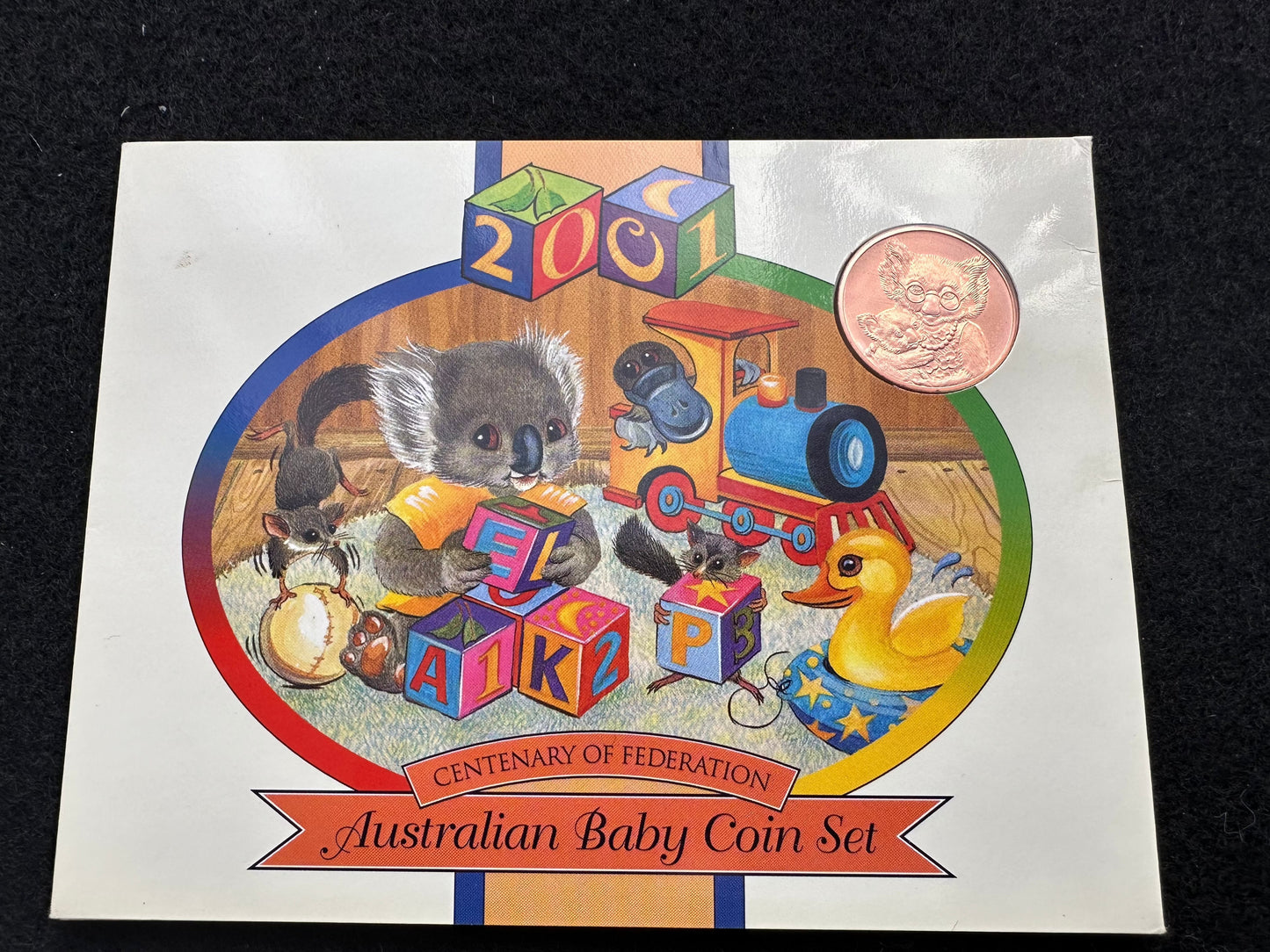 2001 Royal Australian Mint Baby Coin Year Set Uncirculated Six Coins